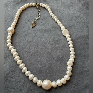 Sterling Forever Tillie Freshwater Pear Chocker